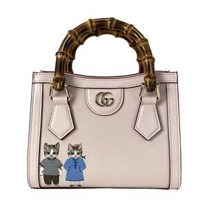Gucci Gucci Diana Small Tote Bag, GG Marmont, Bamboo Tote Bag 841488